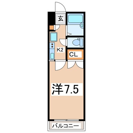 郡山駅 徒歩50分 1階の物件間取画像